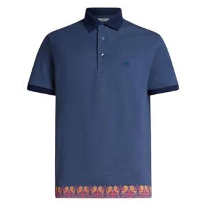 25 FW 에트로 페이즐리 트리밍 폴로 셔츠 MRMD0004AJ281 TP434420549