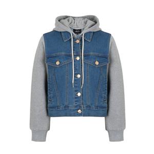 [에이비에프지]후드 레이어드 스타일 데님 재킷 APZ5QJ331G