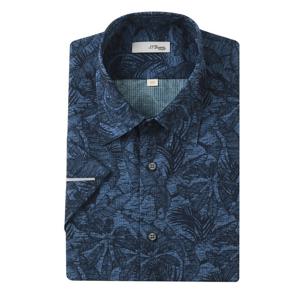 [에스티듀퐁(셔츠)]시원한촉감의폴리써커프린팅반팔남방SE5MM11HS117SNY