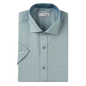 [에스티듀퐁(셔츠)]면폴리혼방도비패턴반팔셔츠SE5MM21HS309SGE