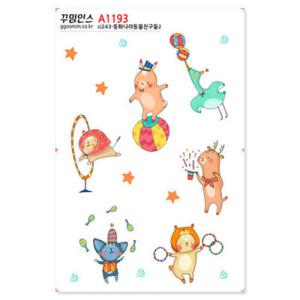 아트박스/꾸밈인스 A1193-꾸밈인스스티커_동화나라동물친구들2