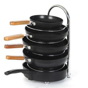 아트박스/서울리빙 크롬도금 후라이팬정리대 5단