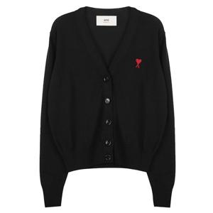 라프리마 아미 체인스티치 하트 로고 메리노울 가디건 BFFKC111 KN0025 001