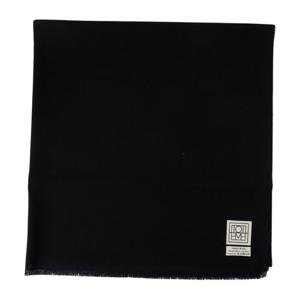 토템 블랙 울 스카프 252 WSC0079 FB0421 001 BLACK