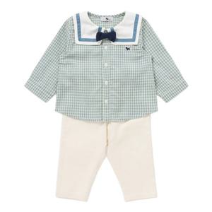 [블루독베이비] FW25 MN)빅카라 셔츠형 상하세트 HH (45A1361009)