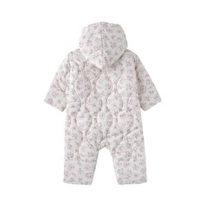 [밍크뮤]SC(핑크)플라워패딩아우터우주복 (35A1460302)2025가을겨울 신생아 백일 방한우주복 A