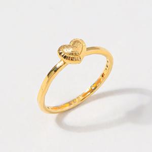 24K 순금 반지 슬림 통통 하트 1.875g