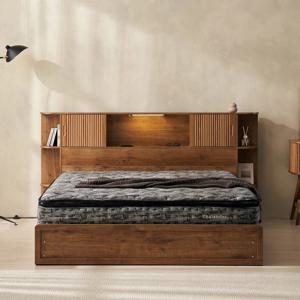 잉글랜더 SAF 베토벤 LED 수납 침대(Raum 포켓스프링 필로우탑 매트-Q)