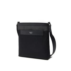 [닥스ACC]블랙 로고 부분 체크 크로스백 DBBA1F332BK