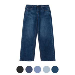 [파파브로]워시드 데님 세미테이퍼드 팬츠 SR-JEA-BA1012