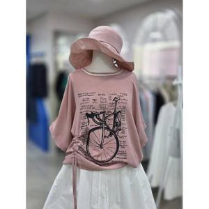 스테파니 세이브존08 끈 셔링 셔츠 A25SH5242