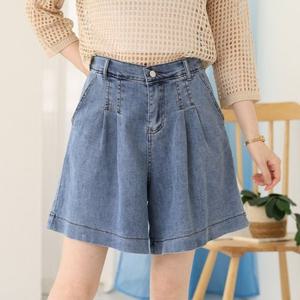 [웬디즈갤러리]썸머 다트 데님 반바지 /여름 여성 데일리 휴가 RPT163