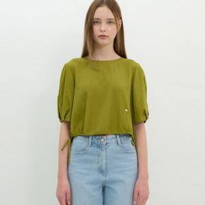 [올리브데올리브]스트링 볼륨소매 블라우스 (OH5MB606)