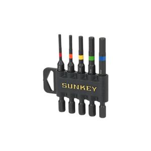 썬키 육각비트 세트 SHB-75GS 2.5-6mm 75mm(5pcs) 임팩 육각 6각 비트 세트 육각비트