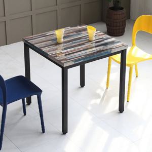 트리플 스틸 테이블 식탁 데스크 75cm T100