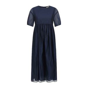 막스마라 네이비 블루 시어 슬리브 원피스 2529226042600 003