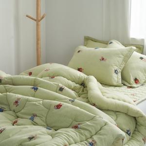 [르헤브] 곰탱이 소프트 마이크로 차렵이불 패드세트 (SS/싱글)