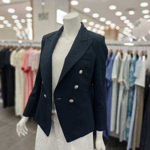 [아니베에프]A55WJK530  버튼 장식 허리 라인 쟈켓