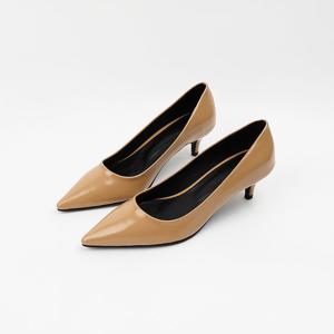 [신난다슈]여성 구두 펌프스 힐 5cm 스틸레토 정장 구두 발편한 미들힐 SO251502 베이지