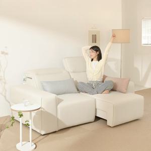 [헤닝] 플렉스 리클라이너 모션 소파 슬라이드 3인용 패브릭 무빙소파