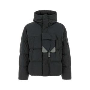 씨피 컴퍼니 에코 크롬 R 믹스드 후디 다운 자켓 19CMOW013A0063