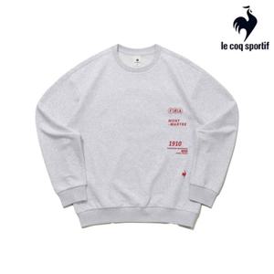 [르꼬끄] 유니 헤리티지 루즈 맨투맨 QQ323LFS94_WMG