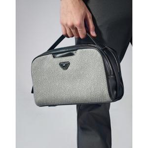 닥스 골프 25FW PREMIUM 그레이 더블 포켓 투웨이 파우치 DGGF5F654G2