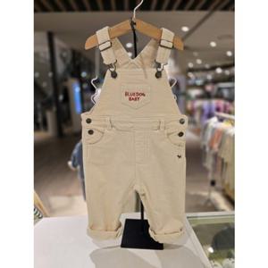[블루독베이비] 25 FW(CR)코듀로이 레터링 오버롤(45A1442302)멜빵 바지 백일 돌 유아 아가옷 선물 조카 (4