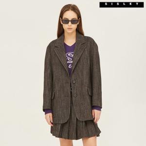 [시슬리]시슬리 아벨 싱글 자켓 SAJK37261_BK