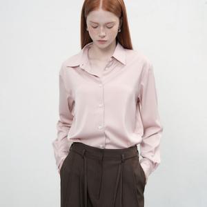 WOMAN 세미 루즈 실키 셔츠 [PINK] / WBE3L03502