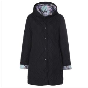 [벨리시앙]배색 후드 패딩 BY4430