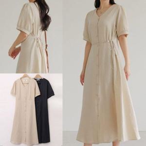 원피스 OPS 빅사이즈 네추럴가든 반팔 505U555S 여성 의류