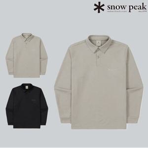 스노우피크 S25FMFPS10 폴로 긴팔 티셔츠
