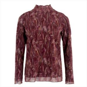 벨리시앙 세이브존04 하프넥 레이어드 레이스 블라우스 BL4324