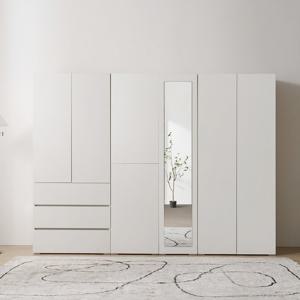 보루네오 마르체 모엔 2500 전신거울 시스템 서랍 옷장 A세트 BKC836C (착불)