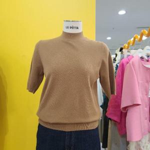 르피타 DP01 반목소매절개니트티 L253BSW953