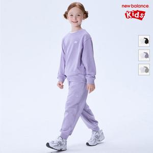 [뉴발란스키즈] NK9YF3103U(88) 라벤더 [3PCS] ESSENTIAL) 라운드 스  셋업