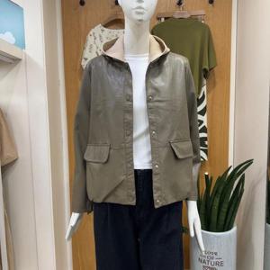 클리지 DP01 탈부착 후드 레자 자켓 CP7WLJ09