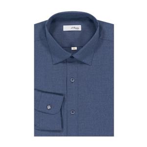 [에스티듀퐁(셔츠)]히든스넵 스트레치 소재 일반핏 셔츠SE5FM11LS110SBU