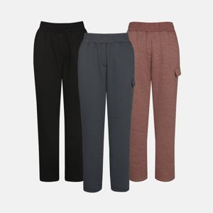 데니스골프 25FW신상 여성 자수 아트웍 시보리 스트링 밴딩팬츠_RAQFLPT361