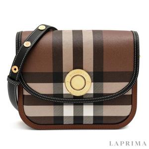라프리마 버버리 체크 레더 미디엄 엘리자베스 백 8069656