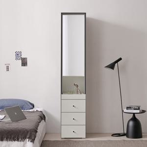 나무뜰 마몽 400 거울 서랍 키큰 옷장 OWF144C (착불)
