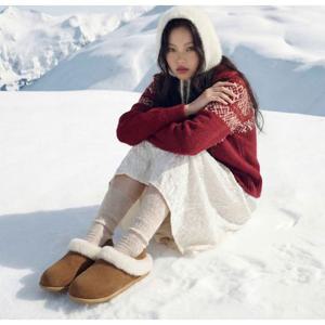 [25FW신상] 엘칸토 마쯔 여성 털 트리밍 투웨이 캐주얼 슬립온 3cm LCWC79M54V