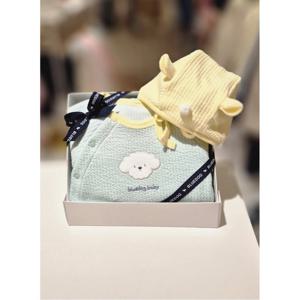 블루독베이비 10 25FW 신상 (MN)도기쭈글퀼팅세트우주복 (245C7004104)