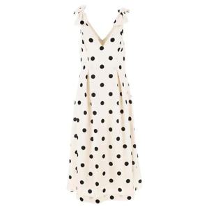 짐머만 미디 원피스 2503DR251CMBLDT White Black