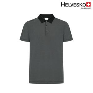 헬베스코 남성 엠보포인트 카라 반팔티셔츠 HOMMTS142