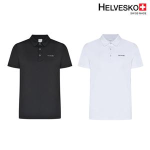 헬베스코 남성 스판 슬림 골지 반팔티셔츠 H2MMTS170