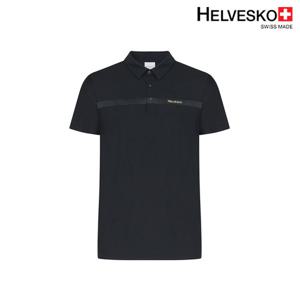 헬베스코 남성 스판 심플 카라 반팔티셔츠 H1MMTS164