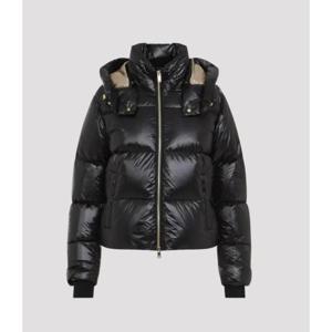 무스너클 디태쳐블 후드 샤이니 쉘 다운 자켓 M35LJ148G292 BLAC