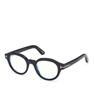 톰포드 블랙 프레임 라운드 아세테이트 안경 FT6037 B 49001 00